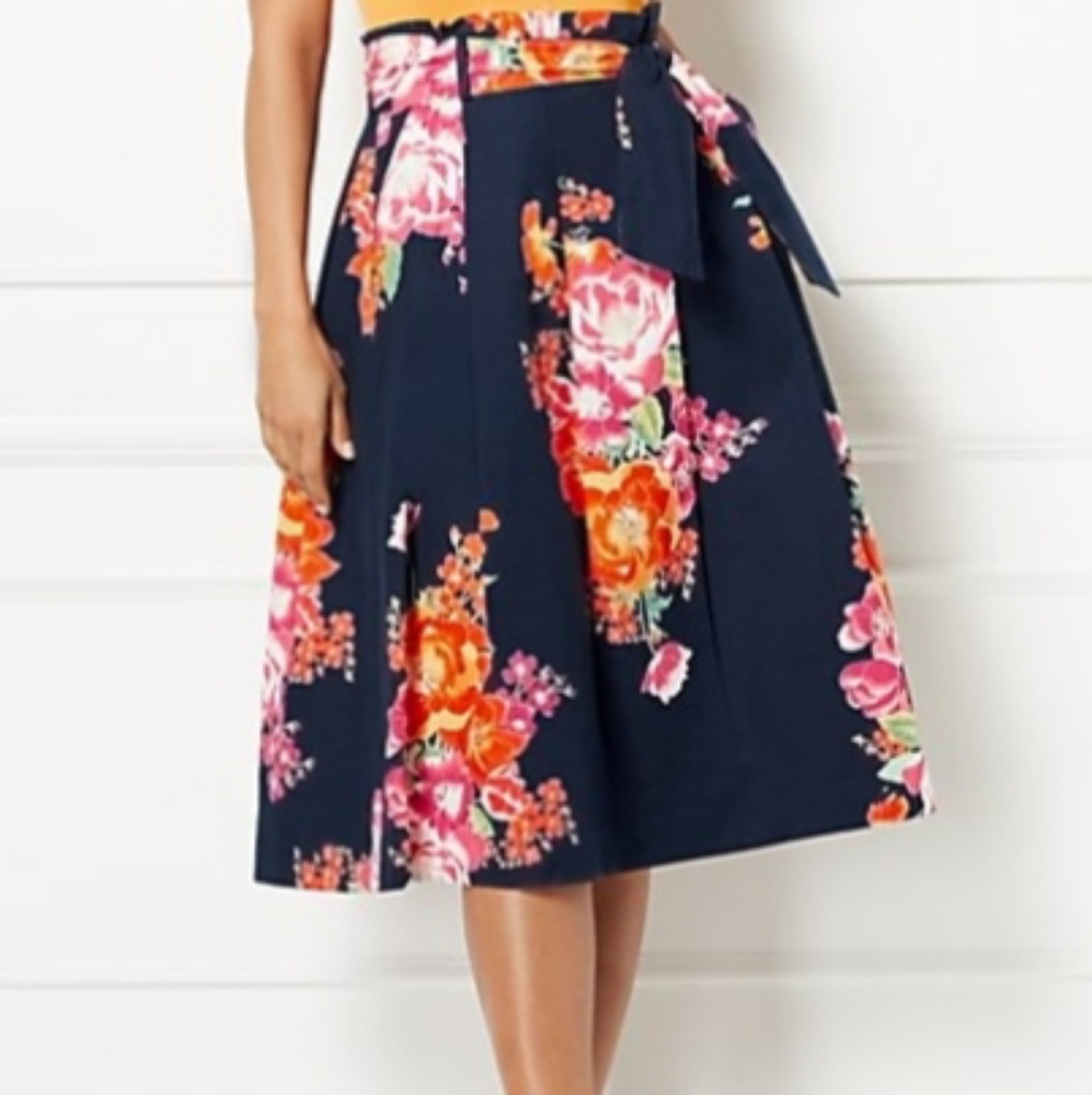 Eva Mendes Collection- Paperbag-Waist Skirt NWT